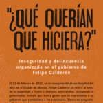 "¿Qué querían que hiciera?"