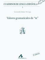 Valores gramaticales de SE