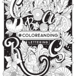 #Coloreanding: Lettering